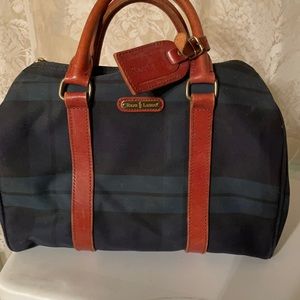 Green and blue Plaid Ralph Lauren purse